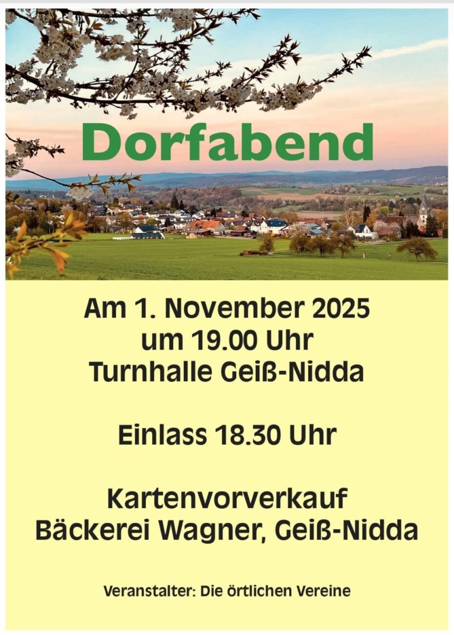 Ein buntes Programm wird Euch erwarten!